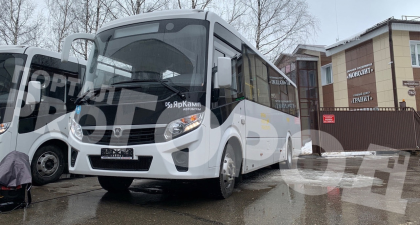 В Ухту поступили очередные новые автобусы