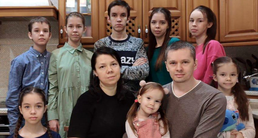 Ухтинская семья удостоена ордена «Родительская слава» по указу Владимира Путина