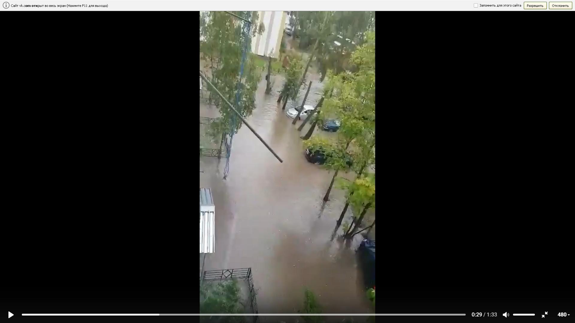 Ухтинцы снимают видео о потопе в городе