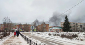 В Сосногорске загорелась крыша многоквартирного жилого дома