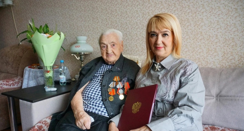 Жительница Коми Клара Зинина отмечает 100-летний юбилей