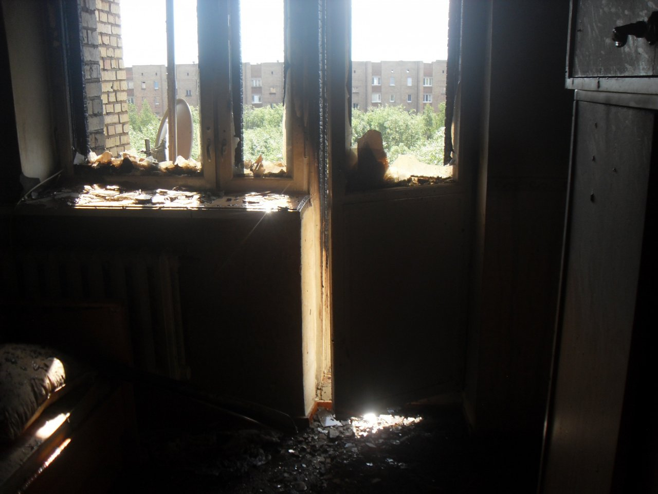 В Коми на пожаре в жилом доме погиб мужчина (фото)