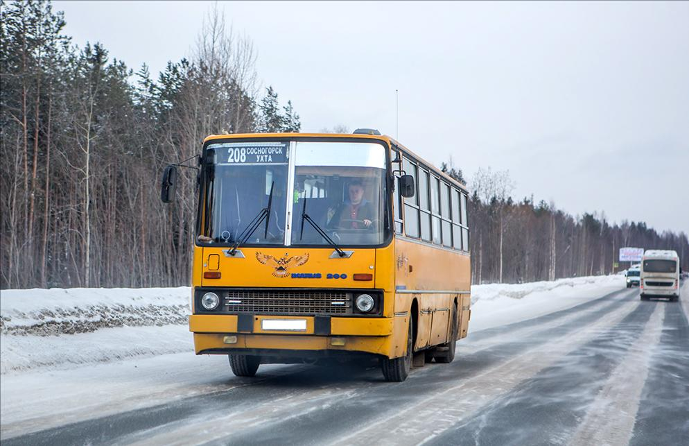 Автобус "Сосногорск-Ухта" изменит расписания с 2020 года