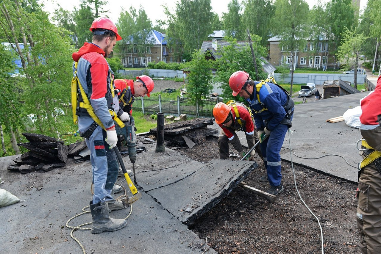 20 млн потратят в Сосногорске на ремонт крыш в школах и садиках