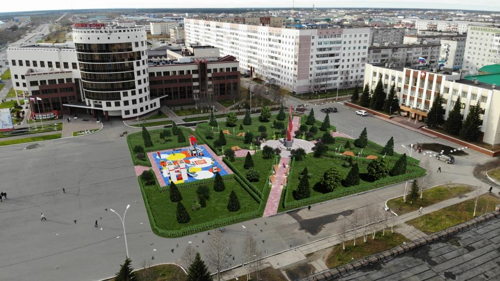 На Яреге появится новый сквер с детской площадкой
