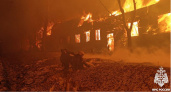 В Сосногорске сгорело бесхозное сооружение