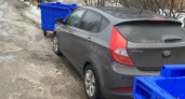 В Сосногорске произошла авария с участием мусорных баков на колесиках