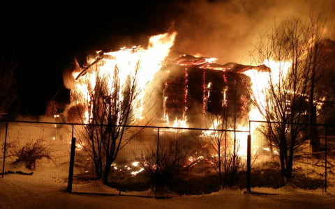 В Сосногорске любители попариться спалили баню