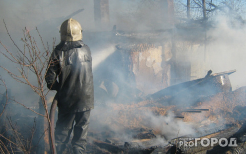 В Коми на пожарище нашли сгоревшее тело мужчины