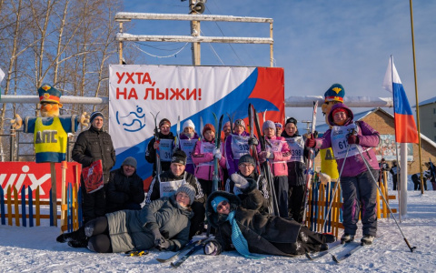 Спортивные ухтинцы вышли на "Лыжню России 2020": 15 ярких фотографий