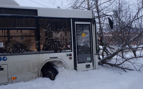 "И так сойдет!": в Коми водитель автобуса врезался в забор и после аварии бросил пострадавших пассажиров